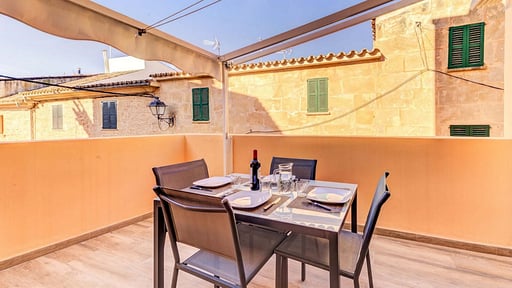 Ca Sa Pollensina Dining area