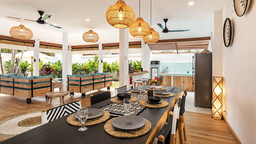Camplung Villas Salle à manger 6