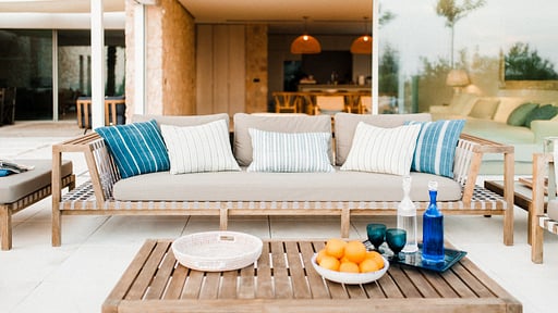 Can Dos Rocas Terrace/Veranda
