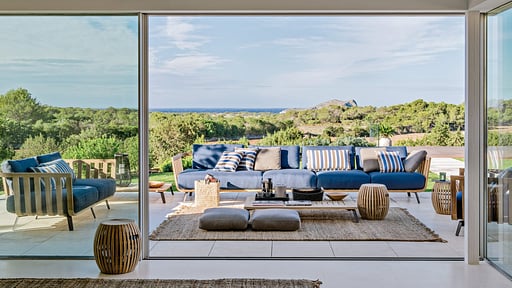 Can Dos Rocas Living room