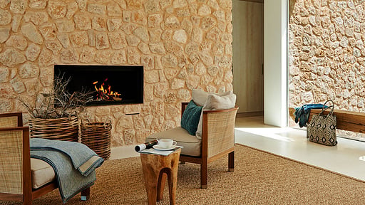 Can Dos Rocas Living room