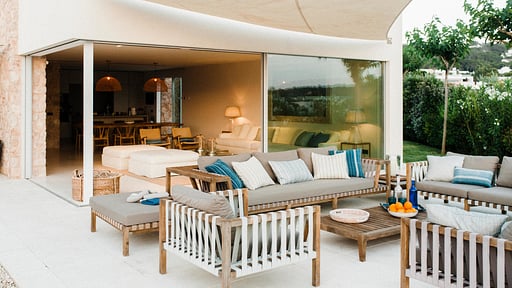 Can Dos Rocas Terrace/Veranda