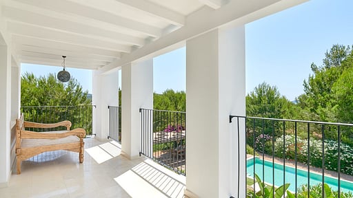 Can Frutal Terrasse/Veranda