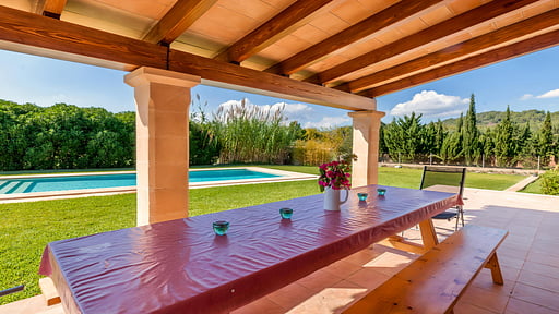 Can Lleida Valero Terrasse