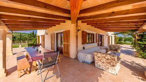 Can Lleida Valero Terrasse