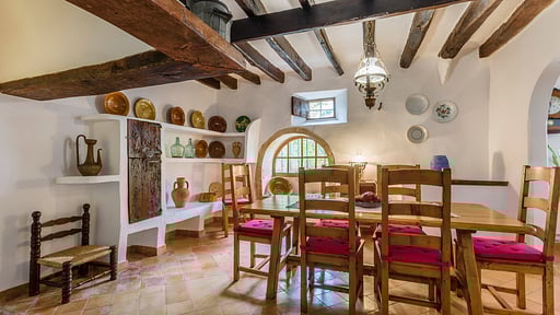 Can Mestranca Dining area