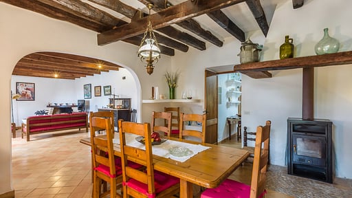 Can Mestranca Dining area