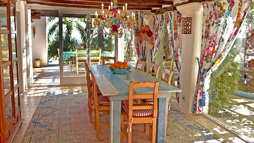 Villa Can Paradis Dining area