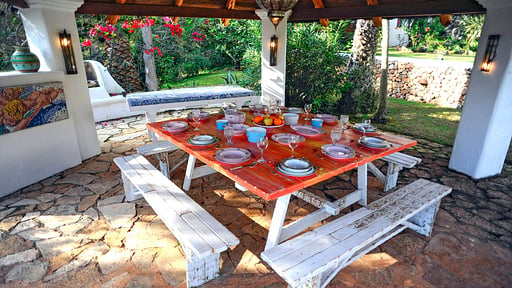 Villa Can Paradis Dining area