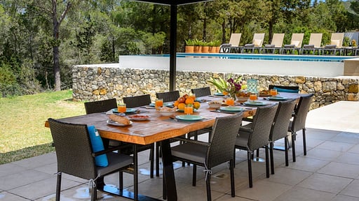 Can Rafalet Safragell Dining area