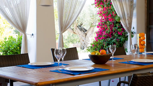 Can Vicent Rafal Dining area