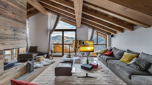 Chalet Carcentina Living room