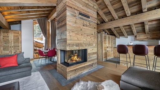 Chalet Carcentina Living room