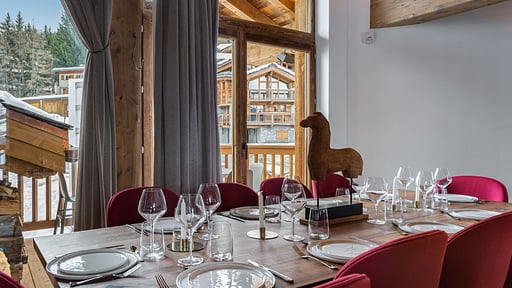 Chalet Carcentina Dining area