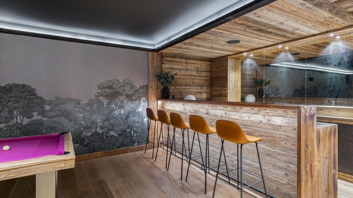 Chalet Carcentina Indoor bar