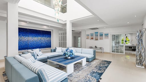 Carpe Diem Beach Villa Living room