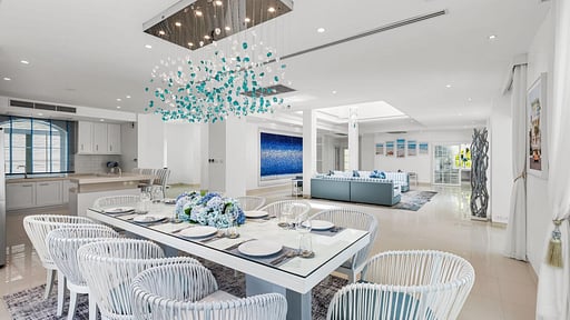 Carpe Diem Beach Villa Dining area