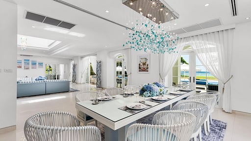 Carpe Diem Beach Villa Dining area