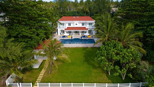 Carpe Diem Beach Villa Drone pictures