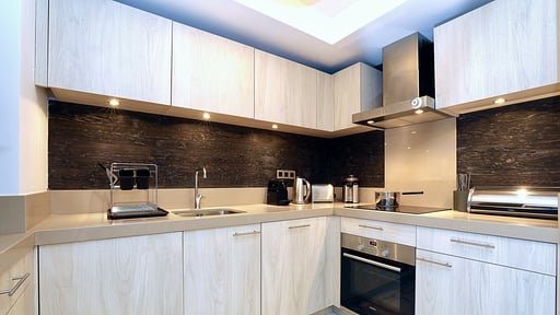 Apartment Carré Blanc 120 Küche