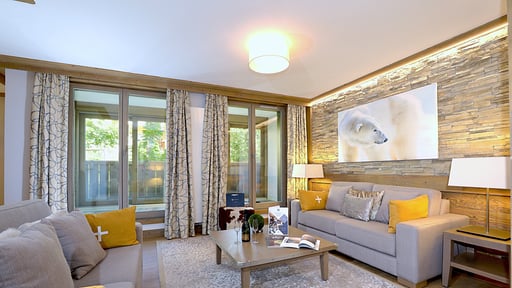 Apartment Carré Blanc 120 Wohnbereich