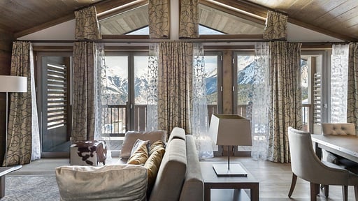 Chalet Carré Blanc 141 Living room