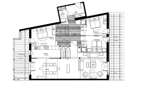 Apartment Carré Blanc 250 Grundriss