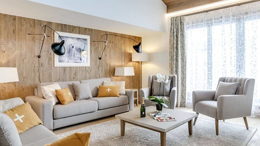 Apartment Carré Blanc 250 Wohnbereich