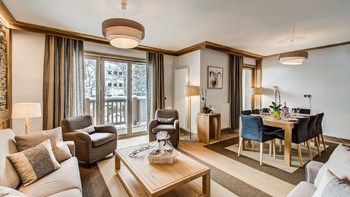 Apartment Carré Blanc 251 Wohnbereich