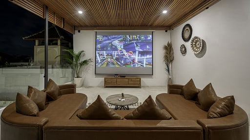 Casa Amor Media room