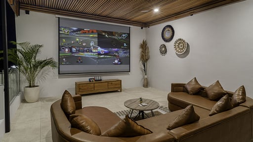 Casa Amor Media room