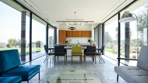 Casa Bianca Dining area