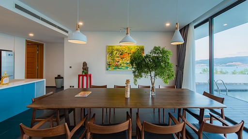 Casa Blanca Villa Dining area