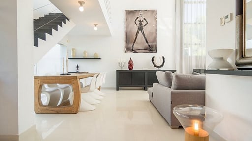 Casa Cristal Zona de comedor