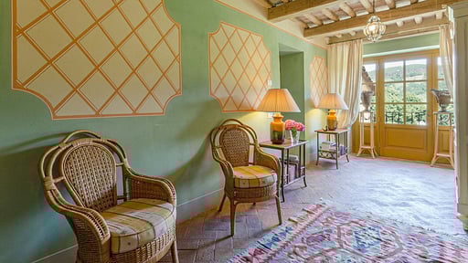Villa Casa del Fattore Woonkamer 2