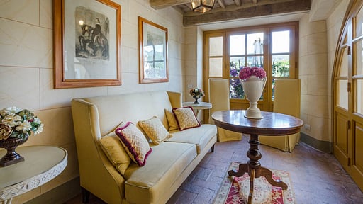 Villa Casa del Fattore Woonkamer 2