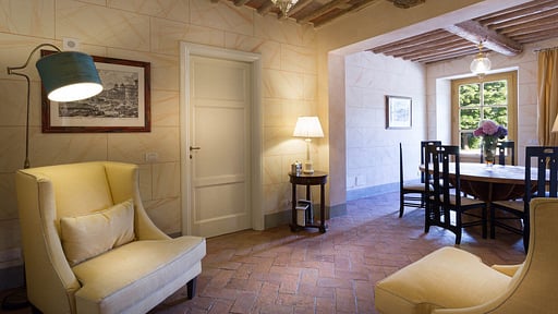 Villa Casa del Fattore Woonkamer 3