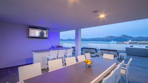 Casa del Paraiso Rooftop lounge