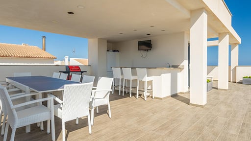 Casa del Paraiso Rooftop lounge