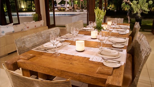 Casa Evaliza Dining area