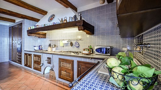 Casa La Giuggiola Küche