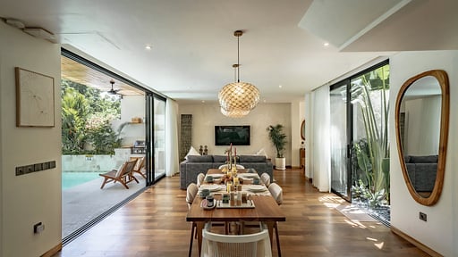 Casa Mira Uluwatu Zona pranzo