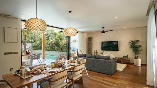 Casa Mira Uluwatu Zona pranzo