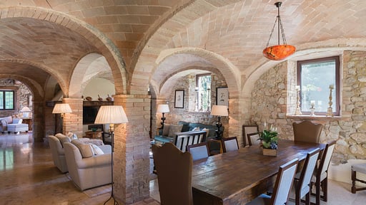 Casale Escaiole Dining area