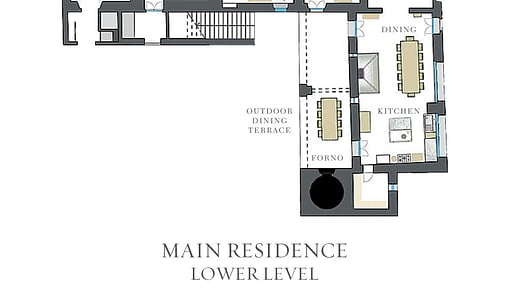 Casale Il Gabbro Floor plan