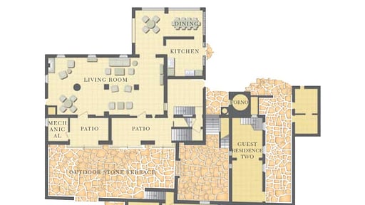 Casale la Casa Grundriss