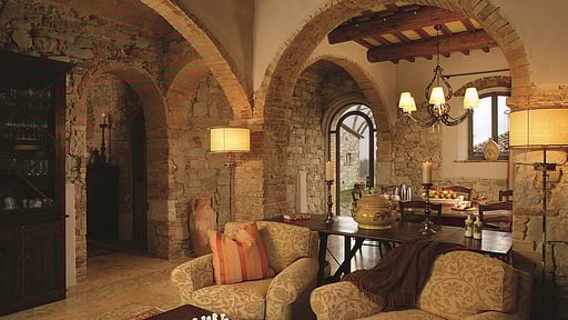 Casale San Regolo Woonkamer