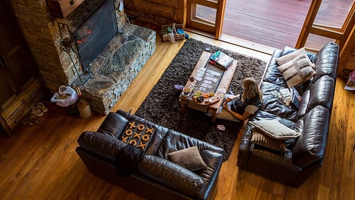 Cascade Creek Retreat Woonkamer