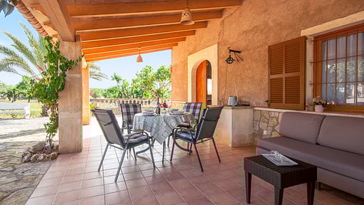 Villa Caseta Son Morro Terrasse/Veranda