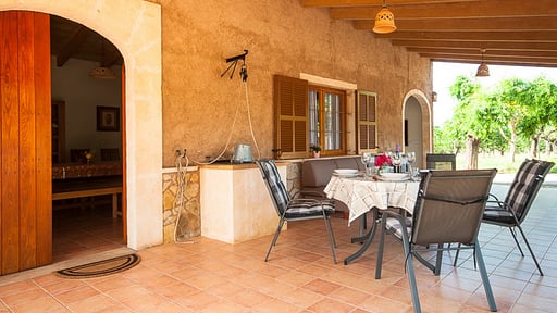 Villa Caseta Son Morro Terrasse/Veranda